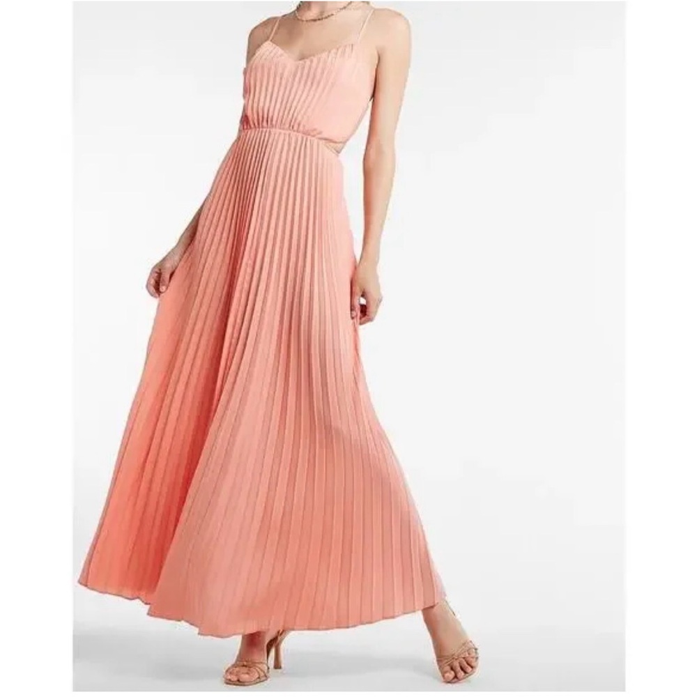 apricot express maxi dress NWT
